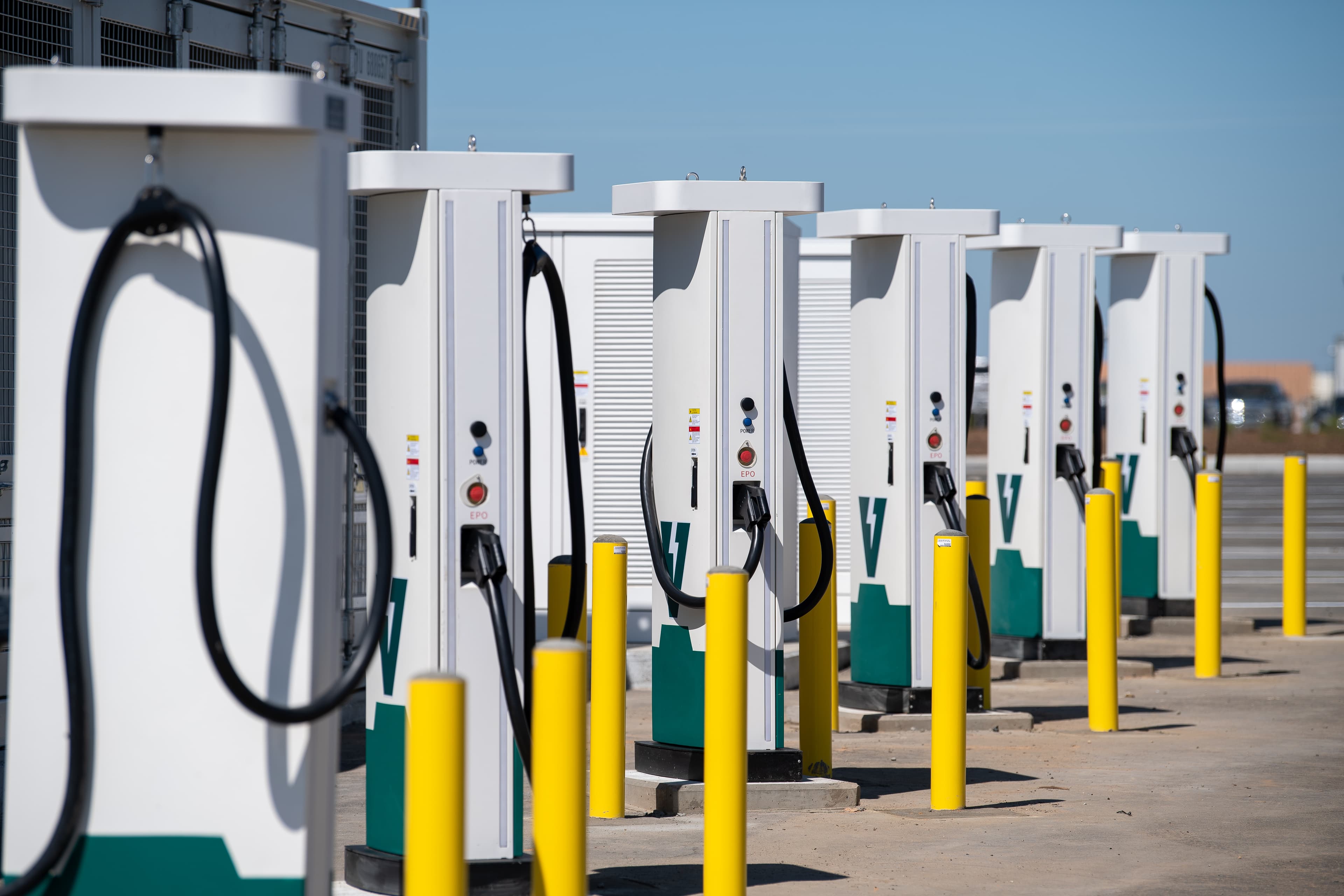 WattEV depot infrastructure and charging equipment